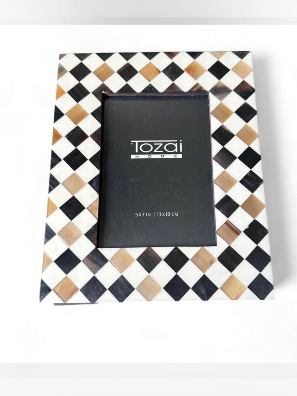 💜 Tozai Home Harlequin Pattern Picture Frame (5x7 inch)